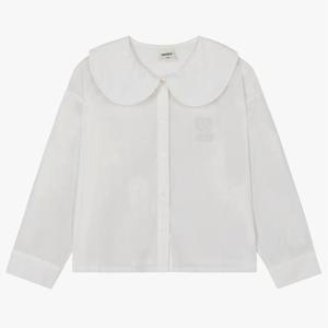 유솔 sh06 빅 카라 크롭 셔츠 ULYC23852