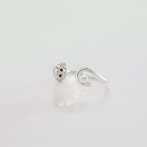 [폭스타일] [실버] 몽키 반지