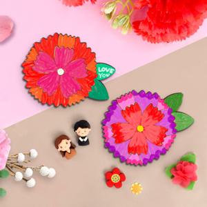 [하하당] 감사 카네이션 브로치