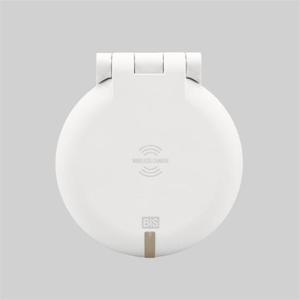 가구 매입콘센트 BID-201W 화이트 원형