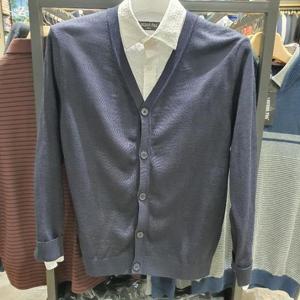 런던포그 본점 HL01 플래인 버튼 카라가디건 LNFNA452