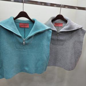 [반에이크]레터링하이넥반집업베스트 (VB3YKVMV05Z)_GJA