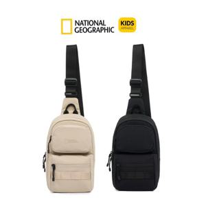 [내셔널지오그래픽키즈]K255KCR080 초등학생 남여공용 투포켓 경량 슬링백