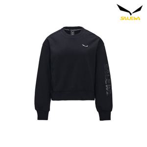 살레와 여성 라바레도 살레와 로고 프린트 맨투맨 O2LT451BLKW