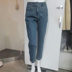 올리비아하슬러 DP01 앞 다트 배기 데님 팬츠 OHDWDP102