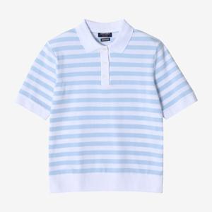 세인트제임스 폴로 티셔츠 2410UZ BLANC CIEL DOM