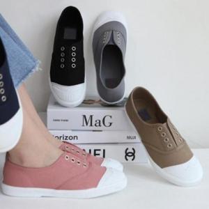 여성 편한 슬립온 운동화 예쁜 신발 (6color)