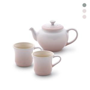 [르크루제] 티팟세트(SS머그X2) (색상선택)