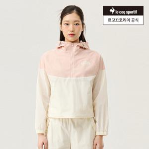 [르꼬끄공식] 여성 스트레치 우븐 컬러블럭 아노락 (QQ122OJK27)