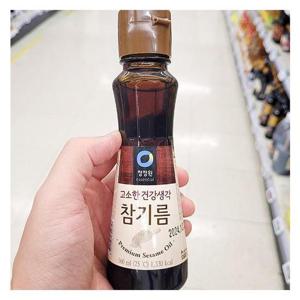 [에이알비티] 청정원 고소한 건강생각 참기름 160ml x 1개 29437