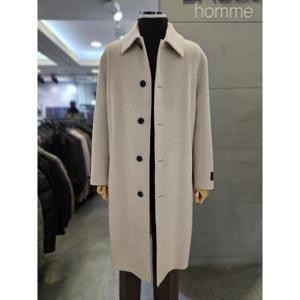 바쏘옴므 세이브존03 바쏘옴므 24F/W 베이지 울 핸드메이드 발마칸 롱 코트 WSYAG4CJ23ABGA