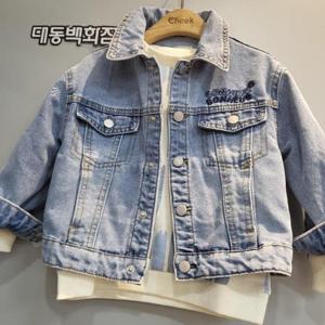 치크 DP01 공용 데님쟈켓 CKJA2513B