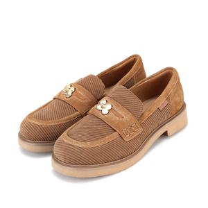 [바바라(슈즈)]앰블럼 장식 포인트 청키 로퍼_BBH539_CM