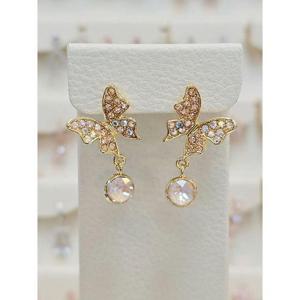 볼라레 세이브존03 볼라레 피치오로라스톤 나비 드롭귀걸이 AGSSS1687A