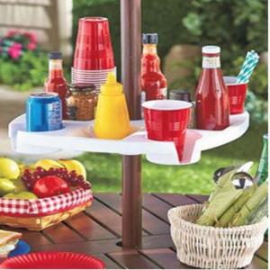 파라솔 간이 미니 테이블 야외 낚시 캠핑 탁자 선반