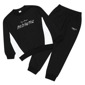 [에스핏]배색 맨투맨 상하 세트복  - 블랙 (SJY711MKTR20)_CJ