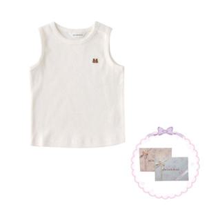 [밍크뮤HP]25년S S(IV)아미띠에뮤뮤민소매티셔츠 (35170-670-08)