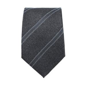 [에스티듀퐁(셔츠)]그레이 슬림 스트라이프 넥타이 TE5SM61KA019TGY