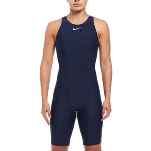 나이키스윔 NESSE197-440 앤서 하이넥 레그수트 인서트 브라 미드나잇 네이비 - 여성 수영복