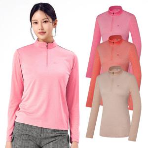 콜핑 여성 하이쿨 흡습속건 등산 긴팔 반집업 티셔츠 KSC041ST6W