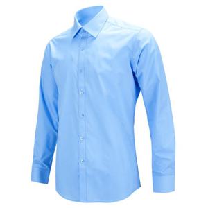 [레디핏]데일리 블루 파란색 슬림 긴팔셔츠_RF1003