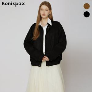 [보니스팍스(여성의류)]데일리 스웨이드 블루종 점퍼 (XP2JP004M0)