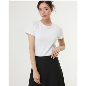 플라스틱아일랜드  슬림 골지 반팔 티셔츠 (PR7CH303)