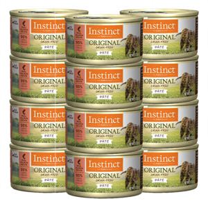 인스팅트 생식본능 캣 오리지날 주식캔 85g 12개입 연어 그레인프리 고양이습식사료