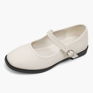 [베어파우(슈즈)]MOIRA 여성 메리제인 플랫슈즈 아이보리 K2910030RA-W 2CM