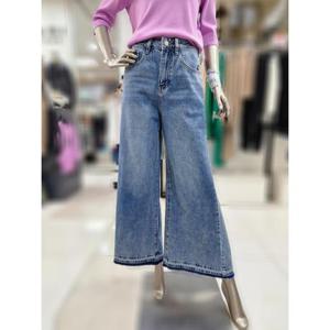 제시뉴욕 세이브존04 와이드핏 워싱 데님팬츠 AEM5DP2280KO