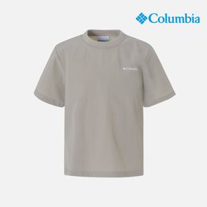 [컬럼비아] 키즈 우븐 반팔 티셔츠_베이지 (C62-YMK606)