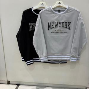 에어워크주니어 CB01 나일론스판 립배색 맨투맨 A251B1601B