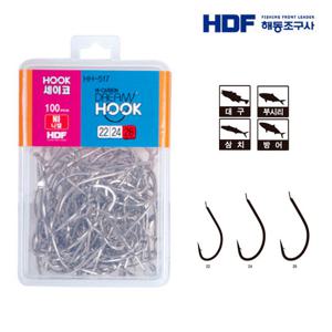 해동 드림훅 세이코 니켈 100 덕용 바다바늘 대용량