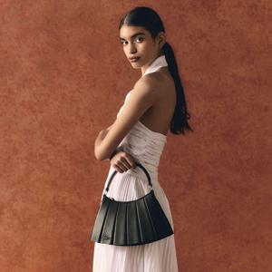 [라코스테]NU5011D55G 렝글렌 LENGLEN 토트 크로스백 플리츠백-000블랙 JS