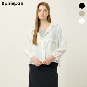 [보니스팍스(여성의류)]캐주얼 후드 간절기 바람막이 점퍼 (XP2JP010M0)