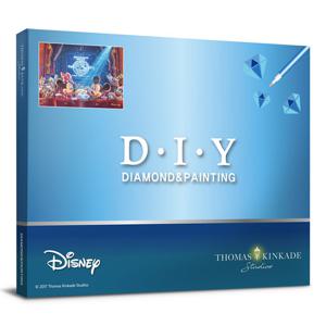 디즈니 토마스 킨케이드 미키마우스 90주년 보석십자수 캔버스 40x50cm DT5003