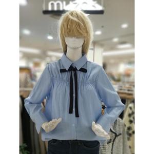 무자크 세이브존09 리본장식 타이블라우스 MP2WBL23