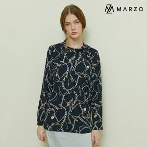 ANC_[마르조][1종]살랑 블라우스_네이비_QBSFB006