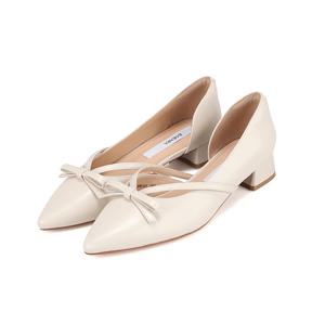 [바바라(슈즈)]리본 포인트 인사이드오픈 펌프스_BBI141_IV