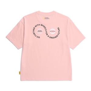 내셔널지오그래픽 N252UTS971 써클 그래픽 반팔 티셔츠 L/PINK