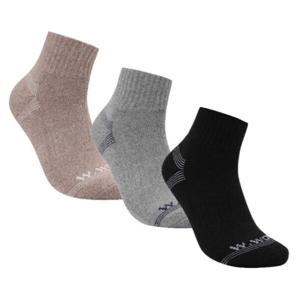 [웨스트우드]트레킹 중 단목 등산 양말  3족 WN3MTAO607_GN