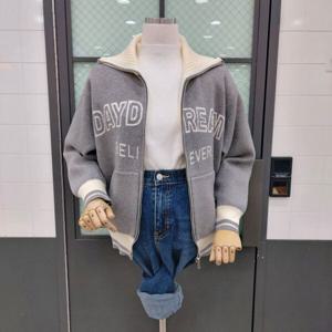 [반에이크]반에이크 데이 빅카라 니트집업VB4YKCMV11Z_SC