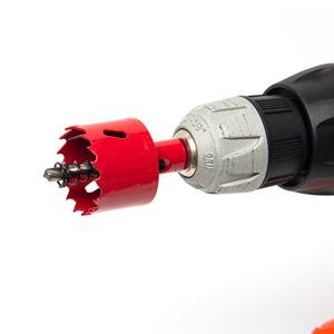 바이메탈 홀쏘 38mm 1EA/전동드릴 홀커터 목재 철판 석고 플라스틱 아바포함 원형 천공 기리 드릴비트