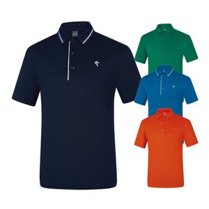 비티알 남성 슬러브소재 쾌적한 골프 반팔 카라 티셔츠 2402TB542M