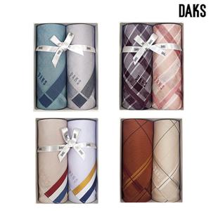 [닥스(손수건)]남여 손수건 2매세트 25종 택 1