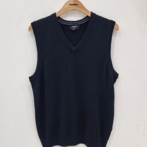 [레노마셔츠]워셔블 기본 브이넥 베스트ROFSW1901BKC_GN