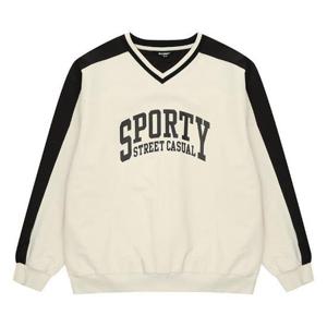 에꼴리에 sh06 스포티브이넥나일론맨투맨티 25a5402