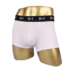 바풀 K-1 화이트 면스판 드로즈