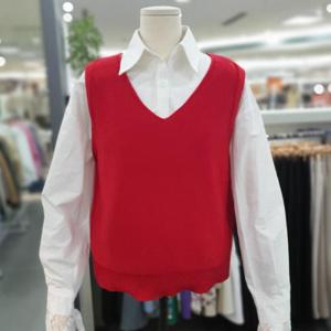 아날도바시니 DP01 브이넥 레이어드 베스트 AY04KV30S