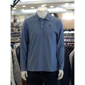 크로커다일 세이브존03 [크로커다일] 남성 봄 투톤 피케 조직 자카드 긴팔 카라 티셔츠 AGCDAAATP1702AG